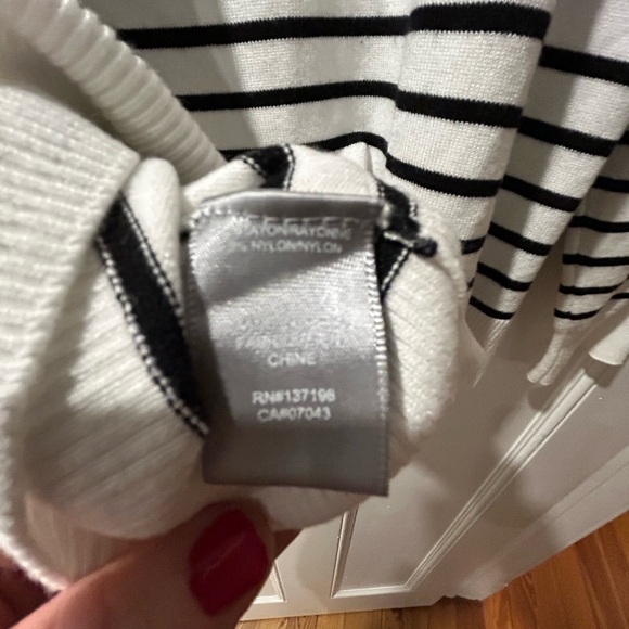Marled Striped Après Ski Sweater sz XL - Picture 5 of 5